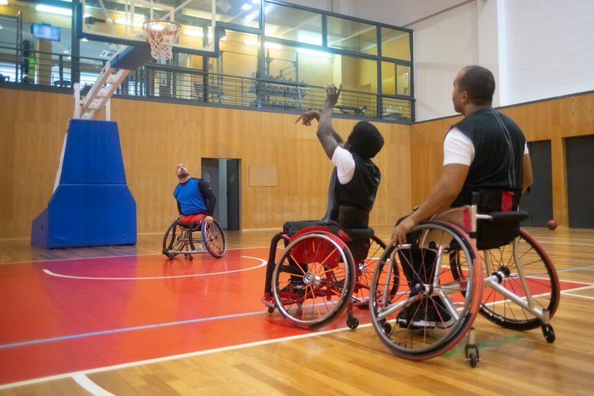 Men Playing Basketball