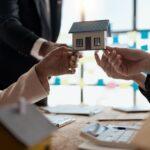 Business people meeting together about real estate. Working as a teamwork of real estate businesses.