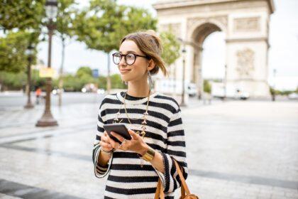 Business woman in Paris